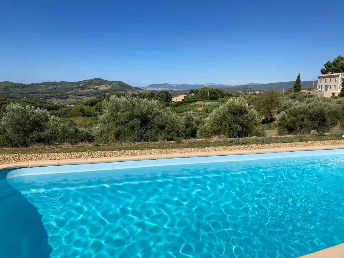 La Venturonne Appartement Neuf Rez De Jardin 45 M2 Vue Mer Et Vignes 10 Mn Des Plages Le Beausset Exterior photo